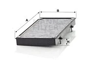 Filter, cabin air (CUK 3454)