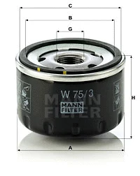 Oil Filter (W 75/3)