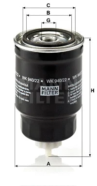 Fuel Filter (WK 940/22)
