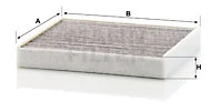 Filter, cabin air (CUK 2143)