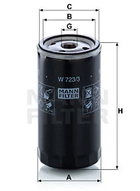 Oil Filter (W 723/3)