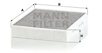 Filter, cabin air (CUK 25 001)