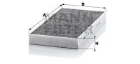 Filter, cabin air (CUK 3621)