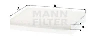 Filter, cabin air (CU 2243)