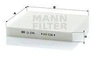 Filter, cabin air (CU 2345)