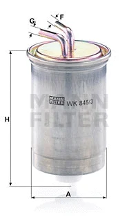 Fuel Filter (WK 845/3)