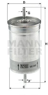 Fuel Filter (WK 849)