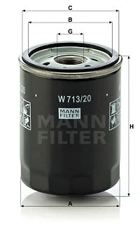 Oil Filter (W 713/20)