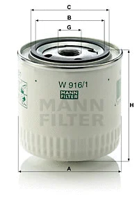 Oil Filter (W 916/1)