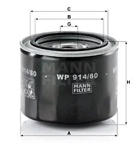Oil Filter (WP 914/80)