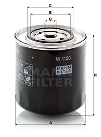 Oil Filter (W 1130)