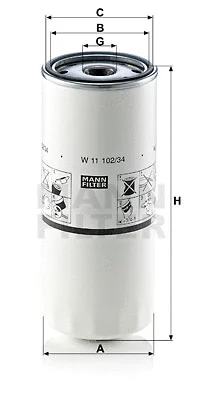 Oil Filter (W 11 102/34)
