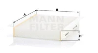 Filter, cabin air (CU 22 022)
