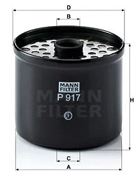 Fuel Filter (P 917 x)