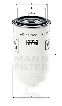 Fuel Filter (WK 842/28)