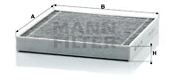 Filter, cabin air (CUK 2339)