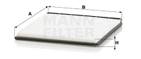 Filter, cabin air (CU 2734)