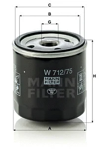 Oil Filter (W 712/75)