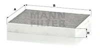 Filter, cabin air (CUK 24 024)
