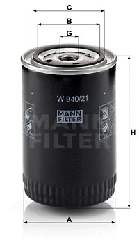 Oil Filter (W 940/21)