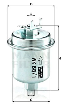 Fuel Filter (WK 68/1 x)