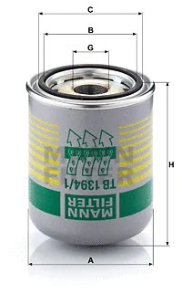 Air Dryer Cartridge, compressed-air system (TB 1394/1 x)