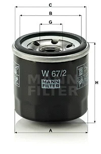 Oil Filter (W 67/2)