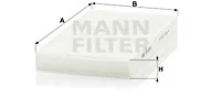 Filter, cabin air (CU 2956)