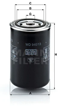 Oil Filter (WD 940/13)
