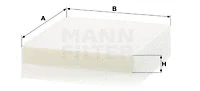 Filter, cabin air (CU 26 021)