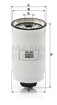 Fuel Filter (WK 880)