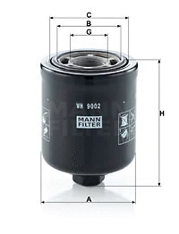 Hydraulic Filter, automatic transmission (WH 9002)