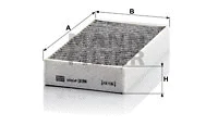 Filter, cabin air (CUK 2646-2)