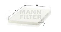 Filter, cabin air (CU 3562)