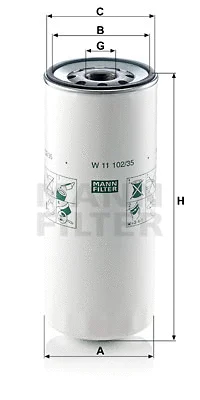 Oil Filter (W 11 102/35)