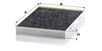 Filter, cabin air (CUK 3137)