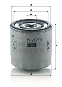 Oil Filter (W 712/95)