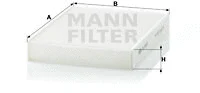 Filter, cabin air (CU 2433)