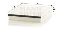 Filter, cabin air (CU 25 007)