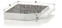 Filter, cabin air (CUK 26 023)