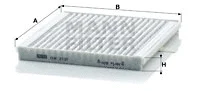 Filter, cabin air (CUK 2137)