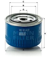 Oil Filter (W 914/2)