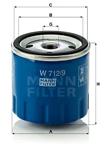 Oil Filter (W 712/9)
