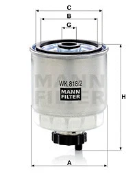 Fuel Filter (WK 818/2)
