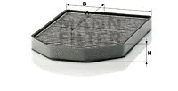 Filter, cabin air (CUK 2949-2)