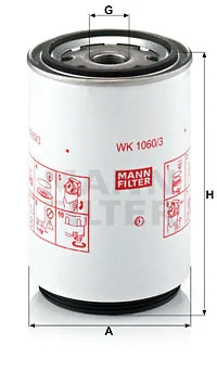 Fuel Filter (WK 1060/3 x)