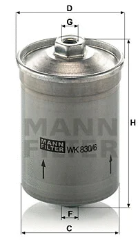 Fuel Filter (WK 830/6)