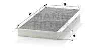Filter, cabin air (CUK 3567)