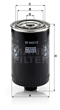 Oil Filter (W 940/13)