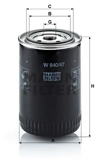 Oil Filter (W 940/47)